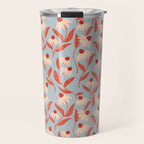 Blue Vase of Daisies Travel Mug Gallery Image 1