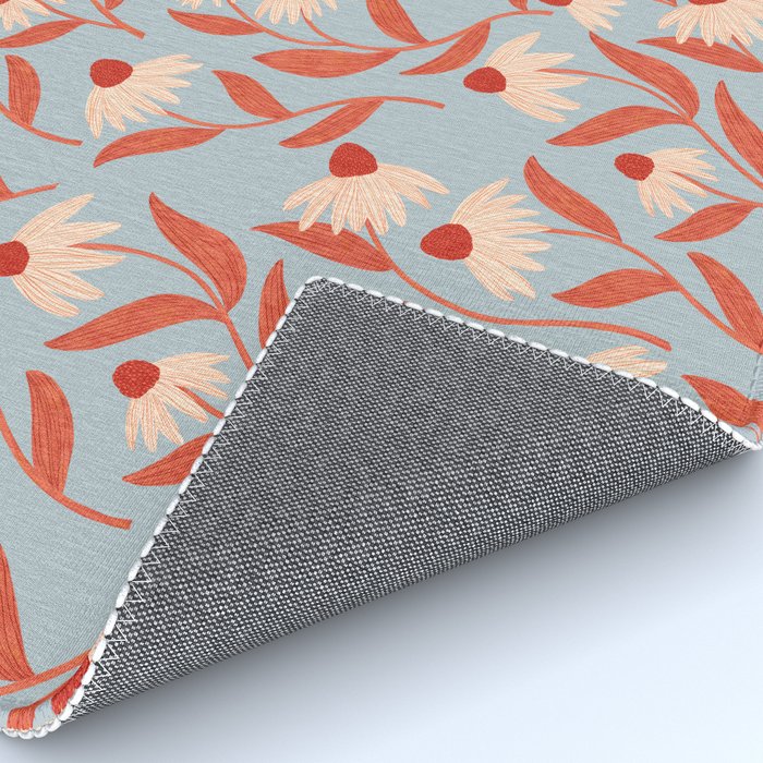Blue Vase of Daisies Rug Gallery Image 4
