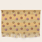 Happy Flowers Print in Yellow Wall Hanging Gallery Image 1
