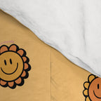 Happy Flowers Print in Yellow Comforter Gallery Image 4