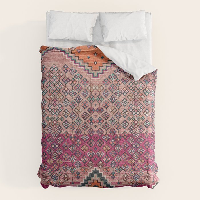 Traditional Moroccan Berber Artwork Design E17 Comforter Gallery Image 6