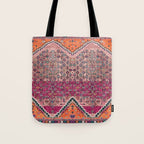 Traditional Moroccan Berber Artwork Design E17 Tote Bag Gallery Image 1
