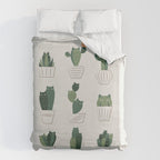 Cat and Plant 20: Cattus Duvet Cover Gallery Image 6
