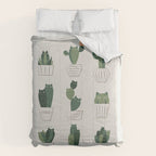 Cat and Plant 20: Cattus Comforter Gallery Image 6