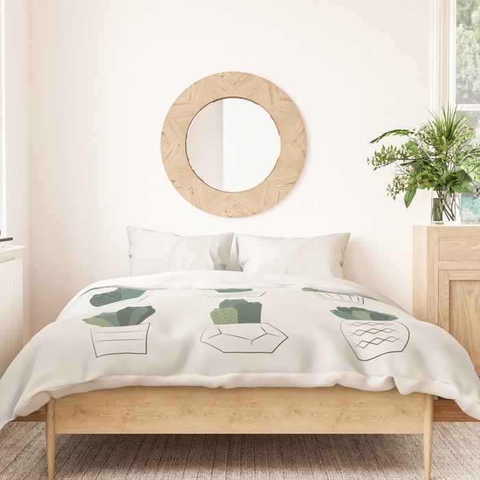 Cat and Plant 20: Cattus Duvet Cover Gallery Image 3