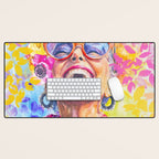 Lust For Life Bold And Ageless Female Icon Desk Mat Gallery Image 1