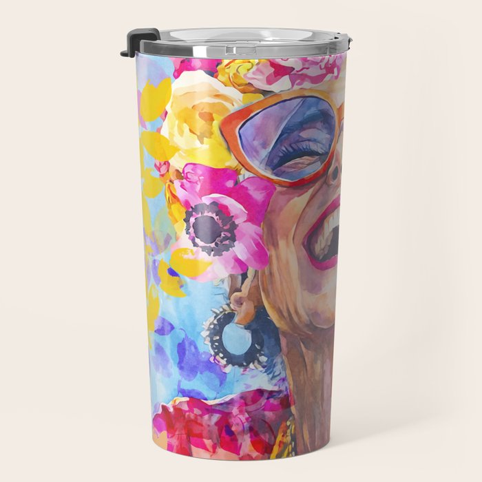Lust For Life Bold And Ageless Female Icon Travel Mug Gallery Image 3