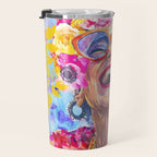 Lust For Life Bold And Ageless Female Icon Travel Mug Gallery Image 3