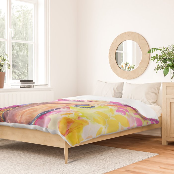Lust For Life Bold And Ageless Female Icon Duvet Cover Gallery Image 2