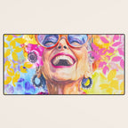 Lust For Life Bold And Ageless Female Icon Desk Mat Gallery Image 3