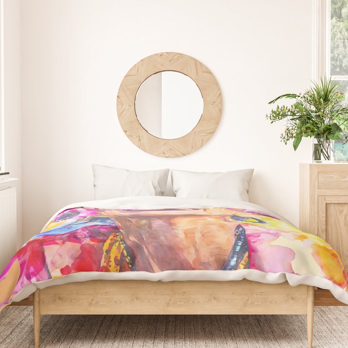 Lust For Life Bold And Ageless Female Icon Duvet Cover Gallery Image 3