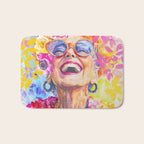 Lust For Life Bold And Ageless Female Icon Bath Mat Gallery Image 1