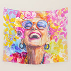 Lust For Life Bold And Ageless Female Icon Wall Tapestry Gallery Image 4