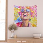 Lust For Life Bold And Ageless Female Icon Wall Tapestry Gallery Image 2