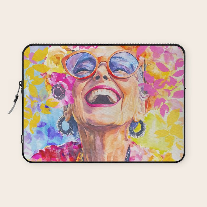 Lust For Life Bold And Ageless Female Icon Laptop Sleeve Gallery Image 1