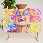 Lust For Life Bold And Ageless Female Icon Credenza Gallery Image 1