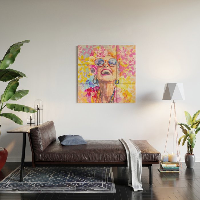 Lust For Life Bold And Ageless Female Icon Wood Wall Art Gallery Image 2