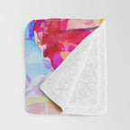 Lust For Life Bold And Ageless Female Icon Throw Blanket Gallery Image 3