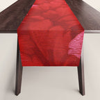 Antique Red Flower Pattern Table Runner Gallery Image 1
