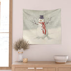 The Snowman  Wall Tapestry Gallery Image 2