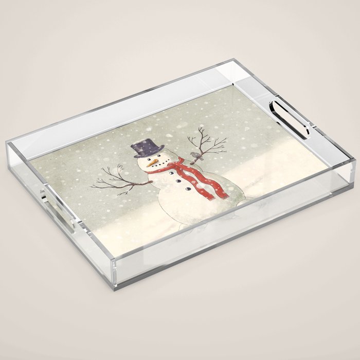 The Snowman  Acrylic Tray Gallery Image 1