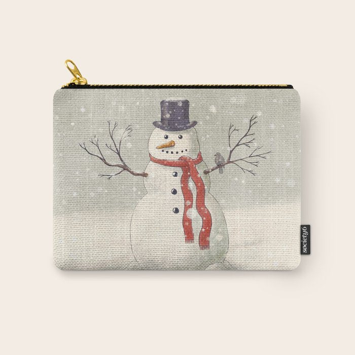 The Snowman  Carry All Pouch Gallery Image 1