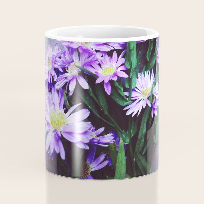 Pretty Blue Flowers Coffee Mug Gallery Image 4