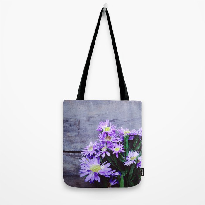 Pretty Blue Flowers Tote Bag Gallery Image 2