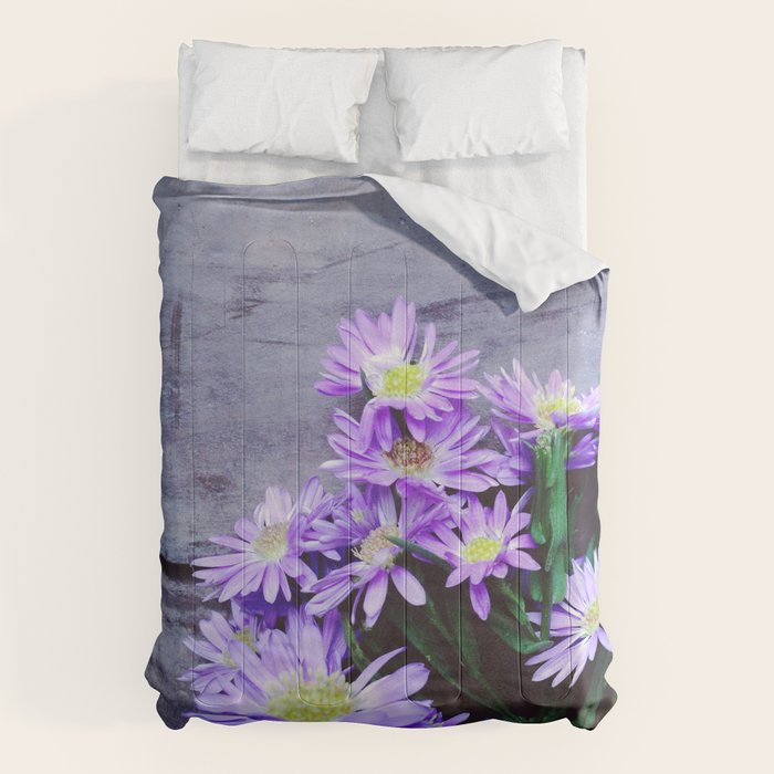 Pretty Blue Flowers Comforter Gallery Image 6