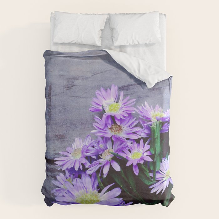 Pretty Blue Flowers Duvet Cover Gallery Image 6