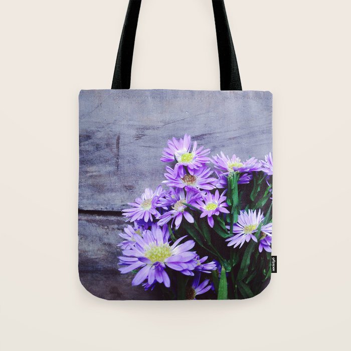 Pretty Blue Flowers Tote Bag Gallery Image 1