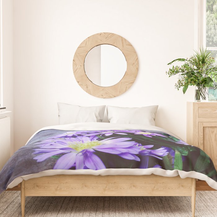 Pretty Blue Flowers Duvet Cover Gallery Image 3