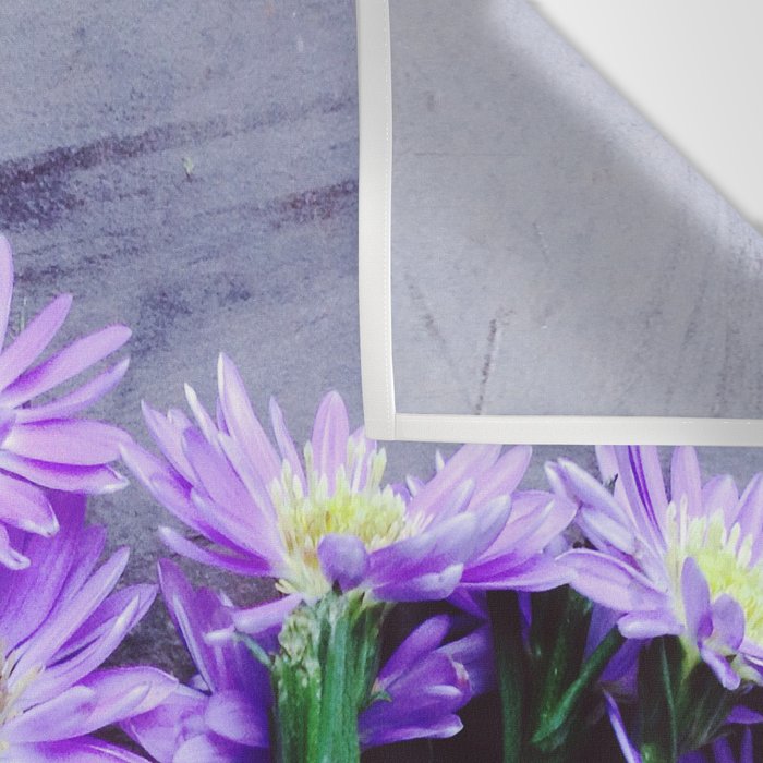 Pretty Blue Flowers Wall Tapestry Gallery Image 3