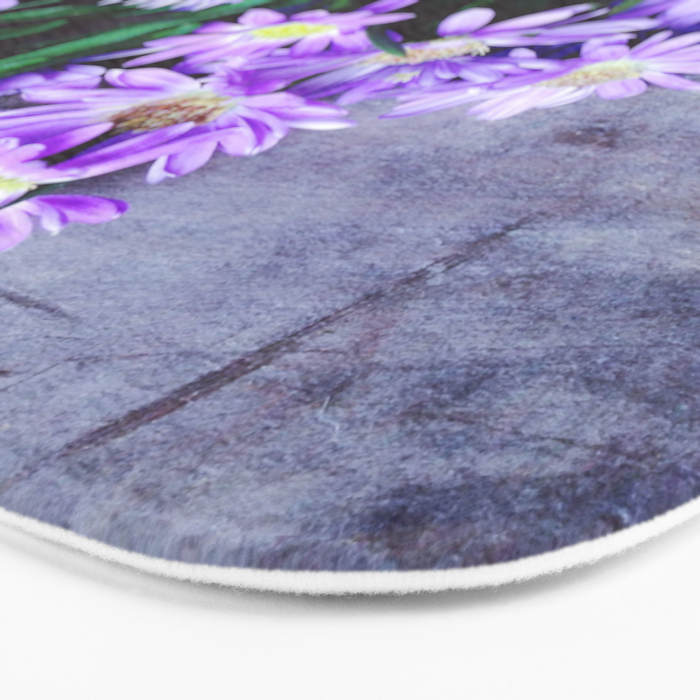 Pretty Blue Flowers Bath Mat Gallery Image 3