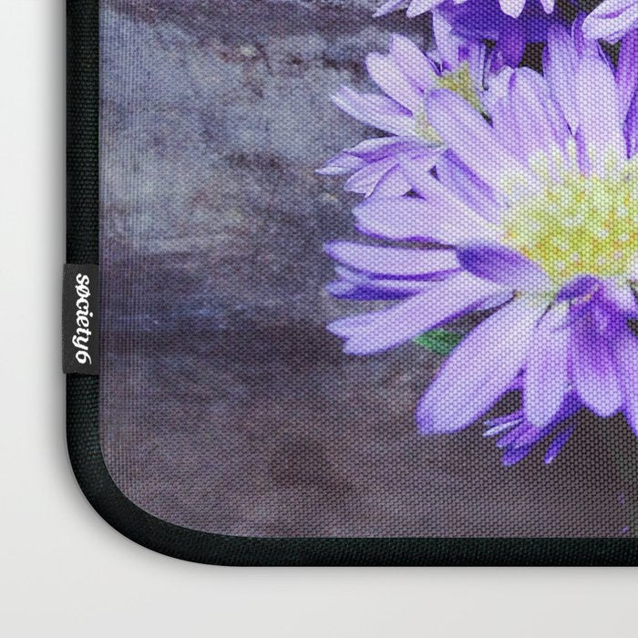 Pretty Blue Flowers Laptop Sleeve Gallery Image 3