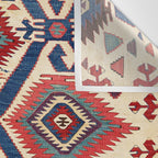 Konya Central Anatolian Antique Kilim Print Wall Tapestry Gallery Image 3