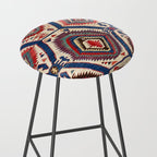Konya Central Anatolian Antique Kilim Print Stool Gallery Image 2