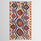 Konya Central Anatolian Antique Kilim Print Tablecloth Gallery Image 2