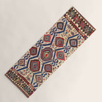 Konya Central Anatolian Antique Kilim Print Yoga Mat Gallery Image 1