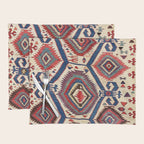Konya Central Anatolian Antique Kilim Print Placemat Gallery Image 1
