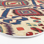 Konya Central Anatolian Antique Kilim Print Bath Mat Gallery Image 3
