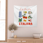 La Festa Italiana Wall Tapestry Gallery Image 2