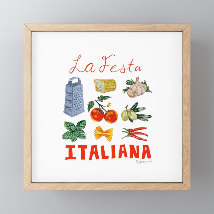 La Festa Italiana Mini Art Print Gallery Image 1