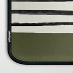 Olive Green x Stripes Laptop Sleeve Gallery Image 3