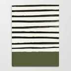 Olive Green x Stripes Notebook Gallery Image 4