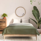 Olive Green x Stripes Comforter Gallery Image 3