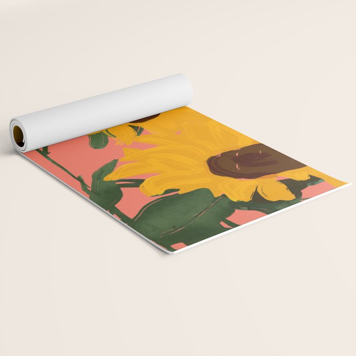 Sunflowers 15 Yoga Mat Gallery Image 2