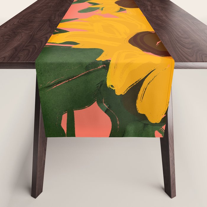Sunflowers 15 Table Runner Gallery Image 1