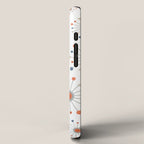 Retro Starburst Mid Century Modern Atomic Stars in Blue Orange Gray Beige iPhone Case Gallery Image 2