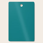 Retro Teal Solid Color Cutting Board Gallery Image 1